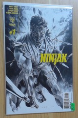 C0290: Ninjak: #1: 1:60 Variant B&W: 7.0 FN+